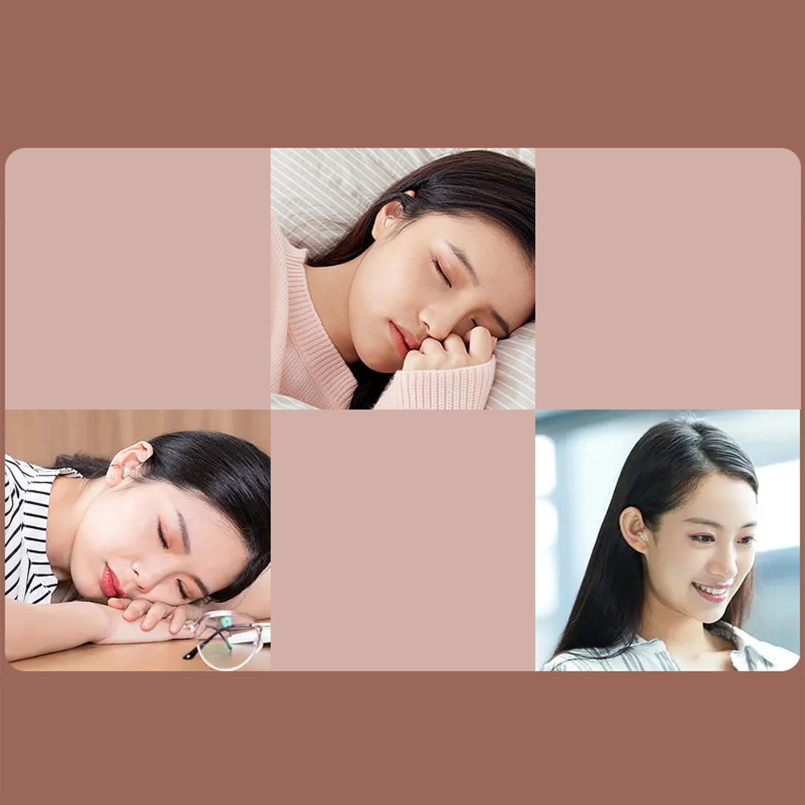 Small Bluetooth Headset True Wireless Invisible Bluetooth 5.2 Earpiece for Sleeping