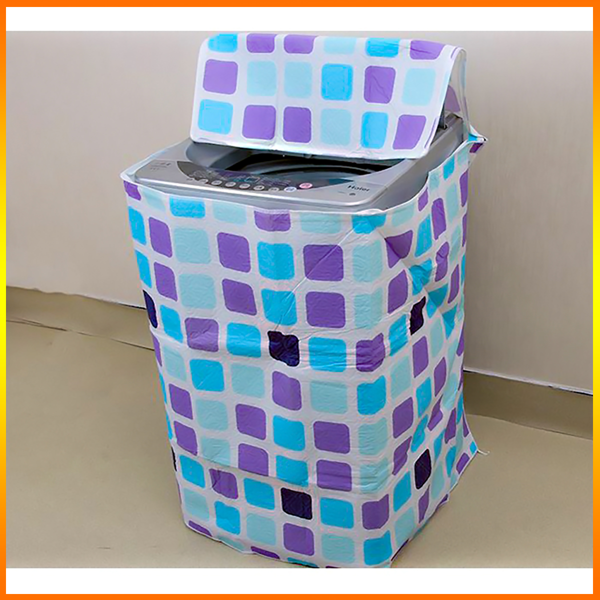 Vỏ trùm máy gặt cửa trên 7-12kg - Chống thấm, che chắn, bảo vệ máy giặt khỏi bụi bẩn