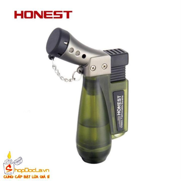 Bật Lửa Khò Honest 1 tia nhìn được gas, BCZ185