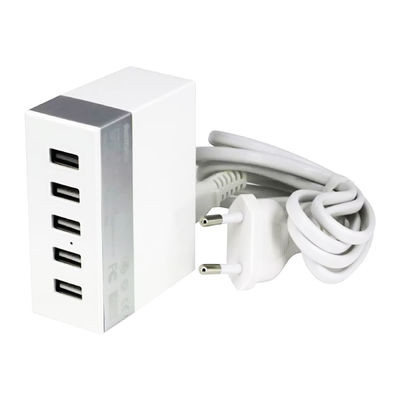 Kết quả hình ảnh cho Adapter Sạc 5 Cá»ng USB Remax RU - U1