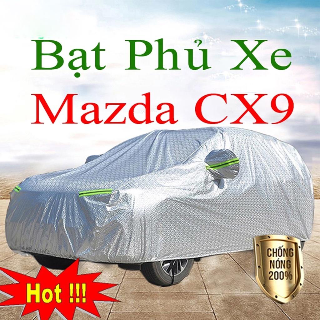 Bạt Phủ Xe Ô Tô Mazda CX9 - Bạt Phủ Ô Tô 7 Chỗ 3 Lớp Cao Cấp Chống Mưa, Chống Nắng, Chống Cháy Loại 1