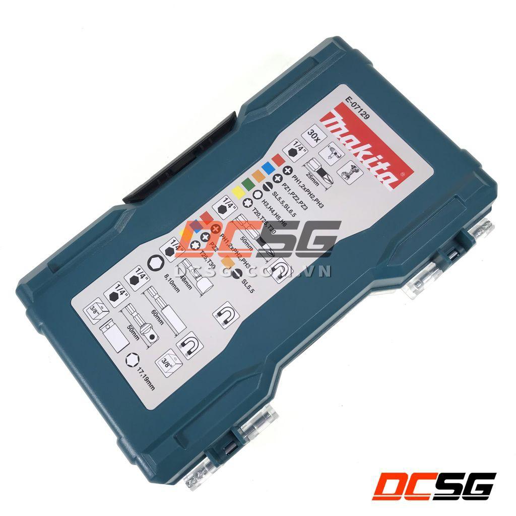 Bộ mũi vít và đầu túy 30 chi tiết Makita E-07129 | DCSG