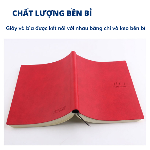 Sổ tay bìa da mềm A5 320 trang ghi chép A25870