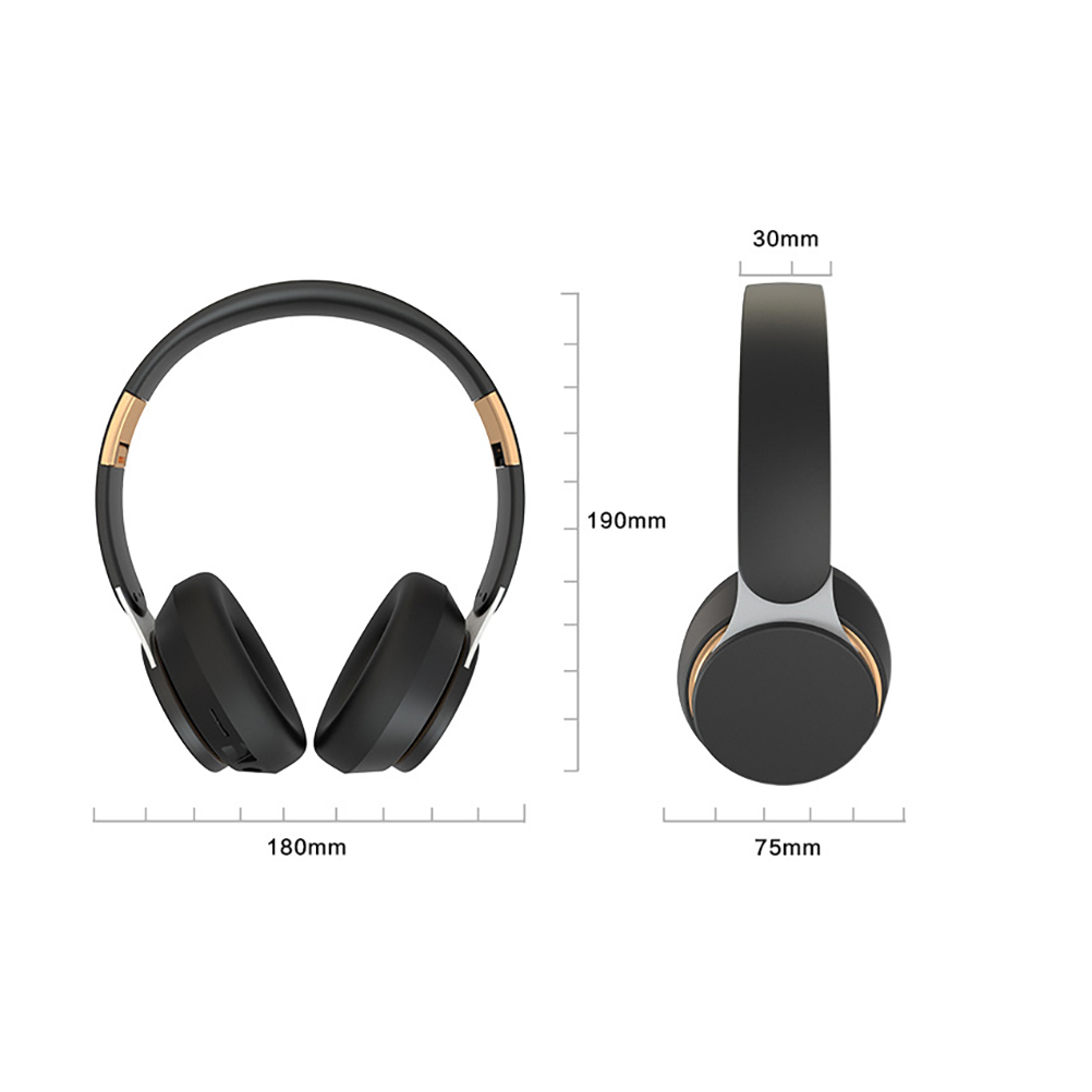 Tai Nghe Over Ear Gấp Gọn Tai Nghe Không Dây Cho Máy Tính Laptop Điện Thoại Máy Tính Bảng
