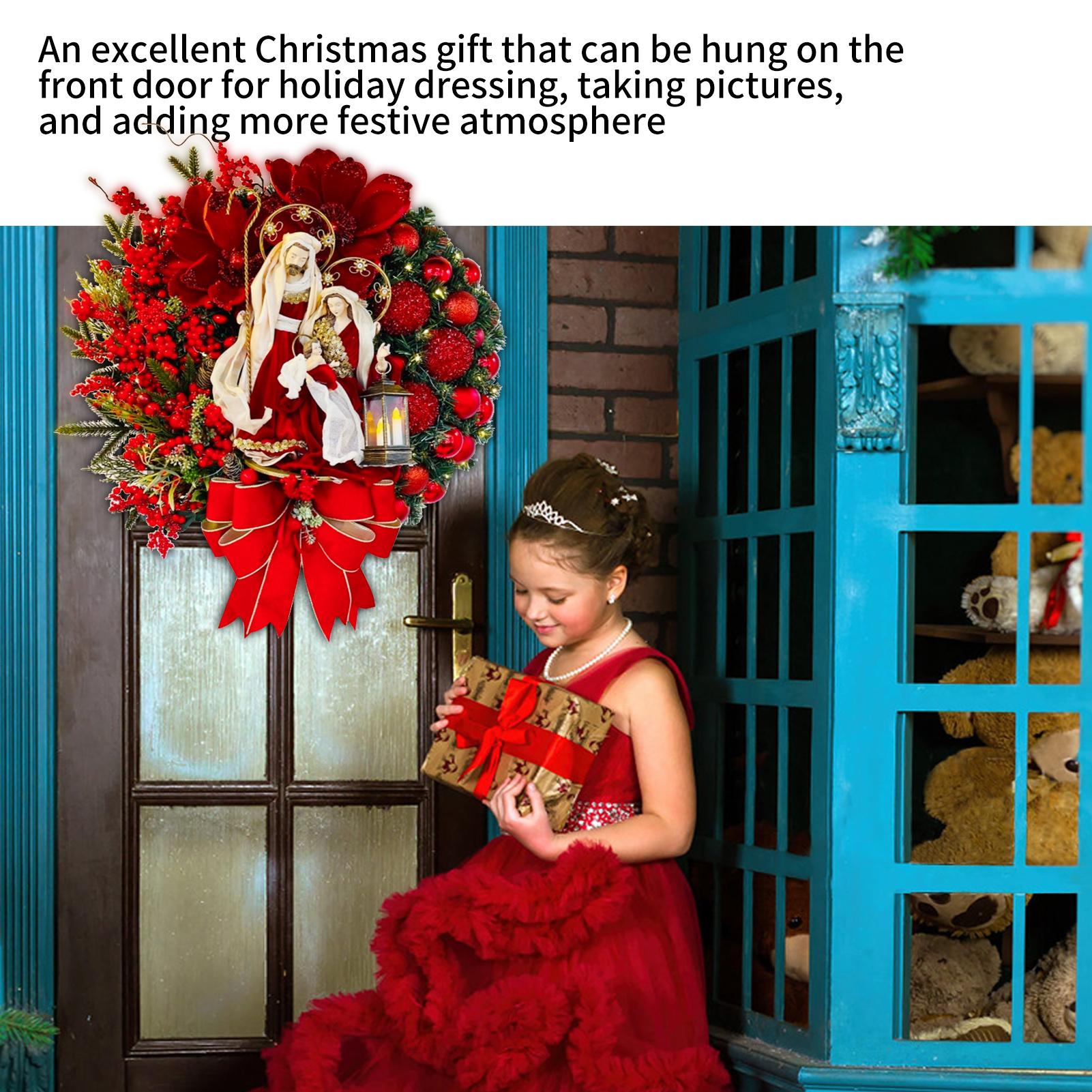 Vòng Hoa Trang Trí Cửa Giáng Sinh