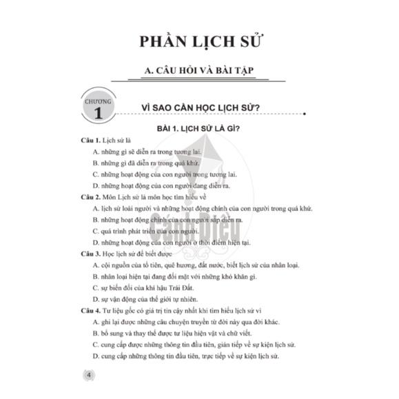 Bài Tập Lịch Sử và Địa Lí lớp 6 - Cánh Diều