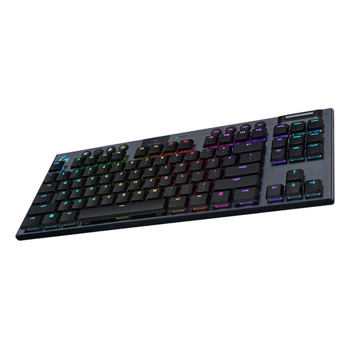 Bàn phím cơ không dây Logitech G913 TKL GL Clicky Key Switch Lightspeed Wireless - Hàng Chính Hãng