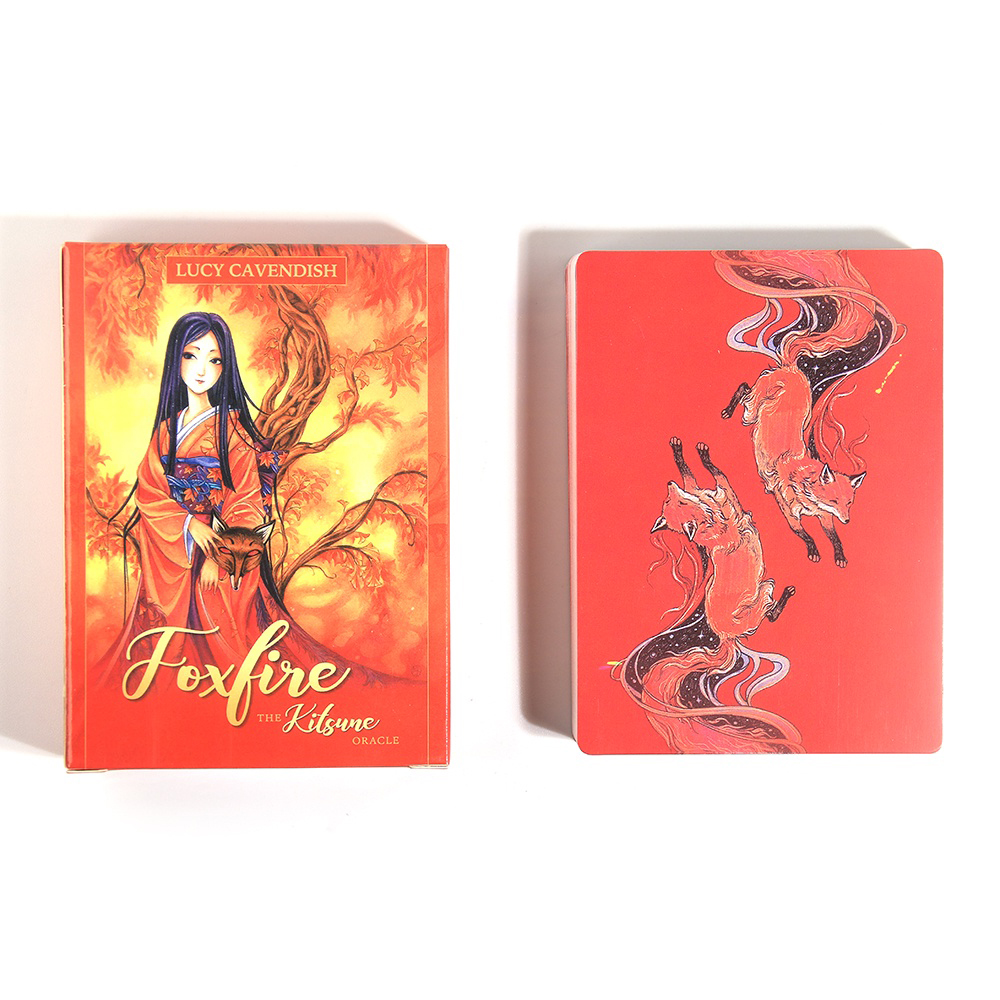  Bài Fox Fire The Kitsune Oracle 45 Lá Bài Tặng Đá Thanh Tẩy