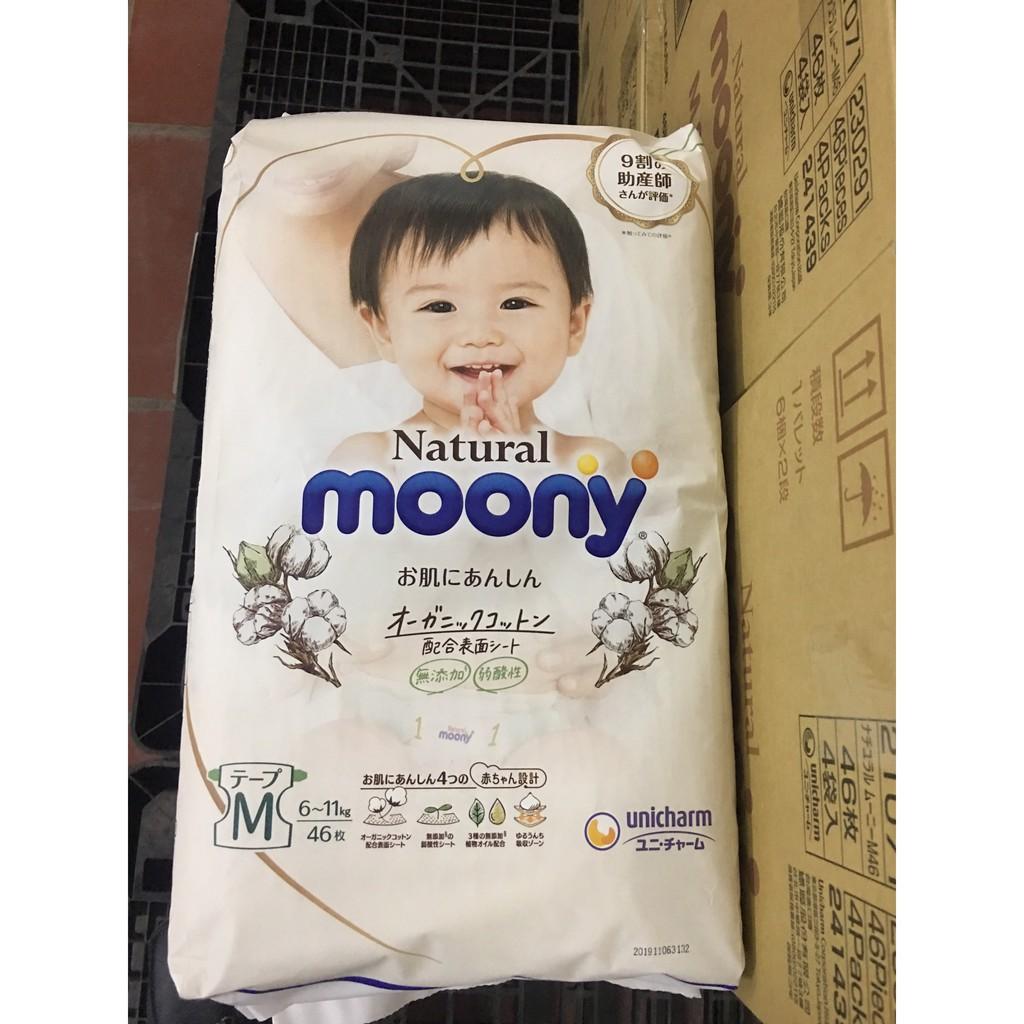 Bỉm dán Moony Natural M46