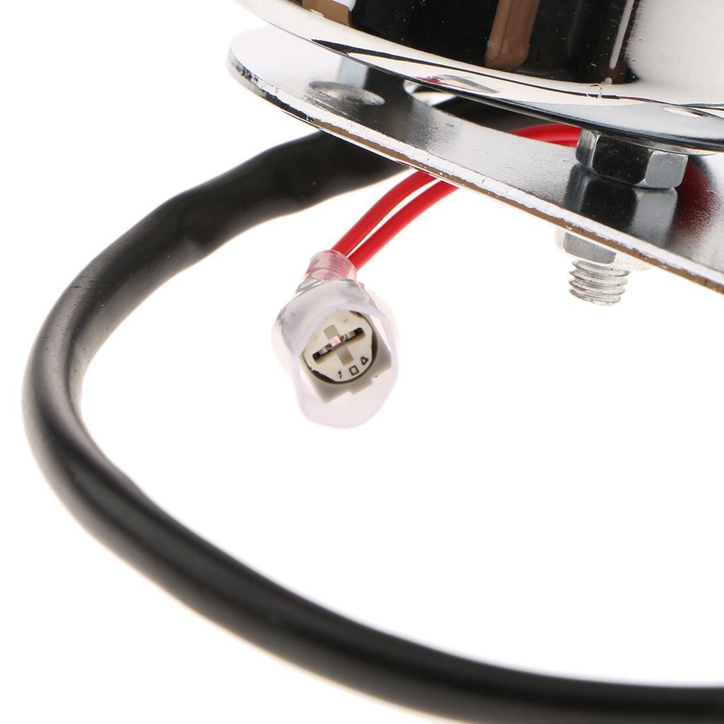 60mm Universal Car Motorcycle Fuel   Gauge LED Light Display 12V