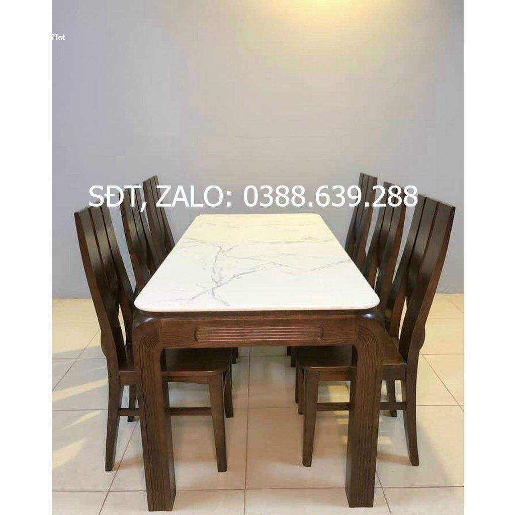 Bộ bàn ăn gỗ sồi đẹp BAG-11