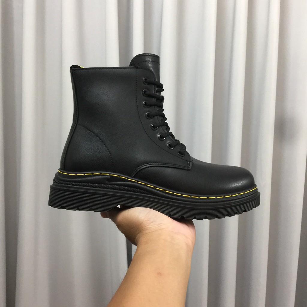 ( Có video chi tiết ) - Giày cao cổ - Bốt cổ cao dr martens phiên bản đế đen và đế kem 2021 INF - R779