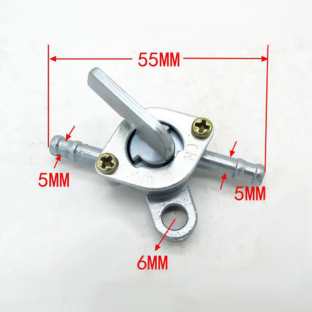 Phép Lạ Chiếu 2 Cái Bình Nhiên Liệu Tập Van Petcock Công Tắc Lắp Ráp cho ATV Quad Bụi Bẩn