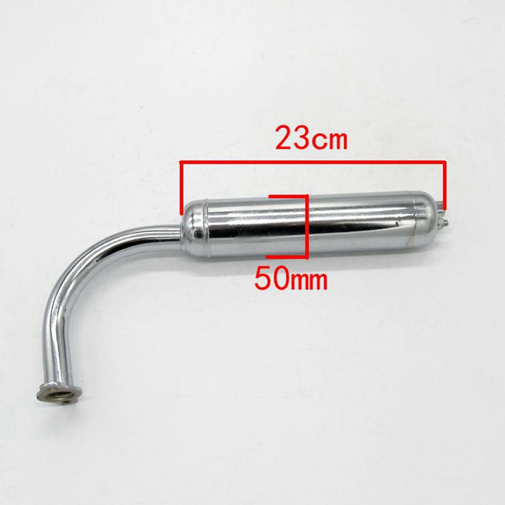 Motorised Exhaust Pipe Muffler 48 66 70 80cc Motorized Bicycle Bike Engine