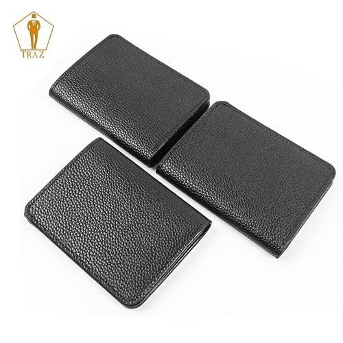 Ví Bóp Gấp Ngang Đứng Nam Thương Hiệu TRAZ Màu Đen Nâu Thời Trang Làm Qùa Tặng.