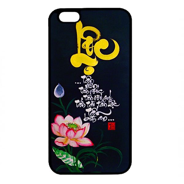 Ốp lưng cho iPhone 6 Plus thư pháp 33 - Hàng chính hãng
