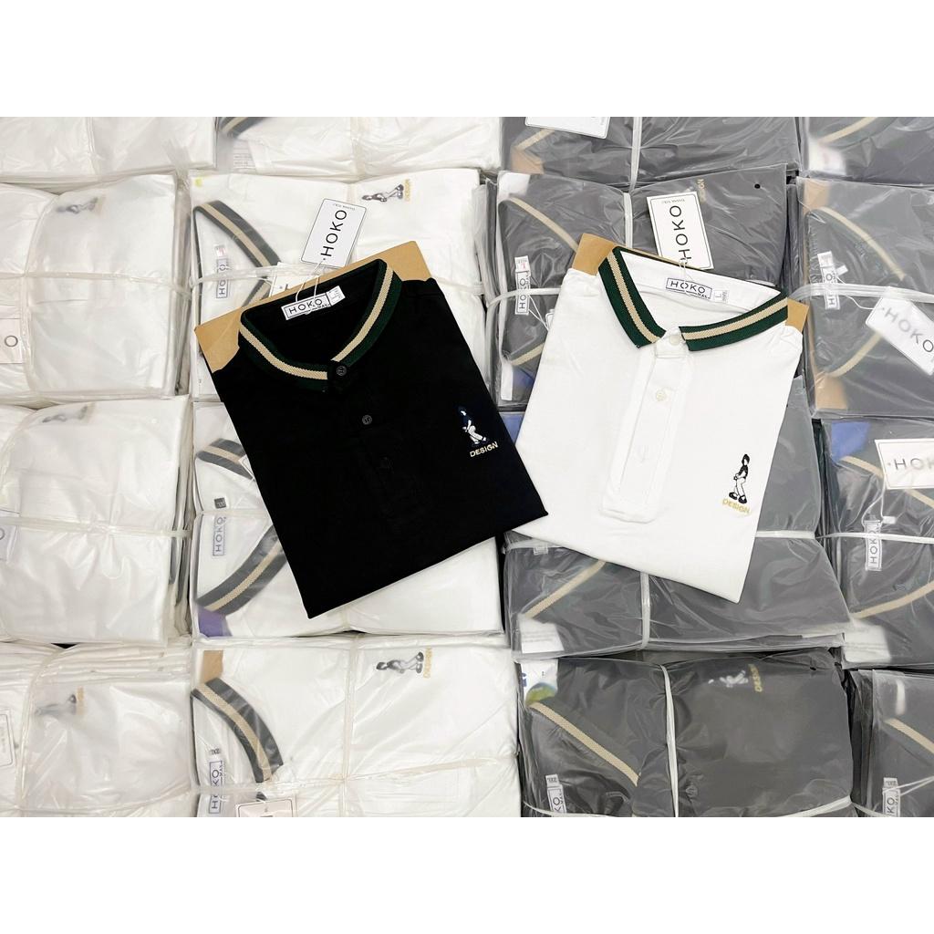 Áo thun Nam Phối Cổ Viền Cực Đẹp Fashion Eking Clothing x HOKO, Vải Cotton co giãn - Thấm Hút Tốt, Năng Động Trẻ Trung