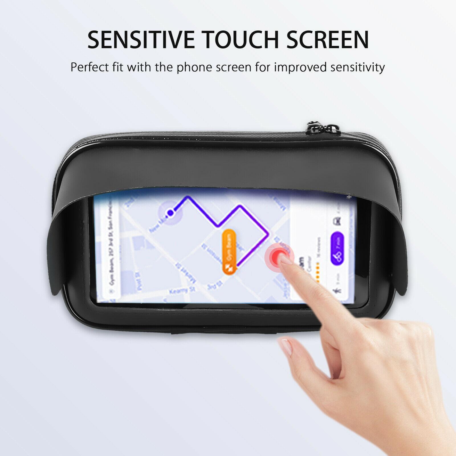 Waterproof Motorcycle Phone/ Holder Case Bag Mount For Handlebar