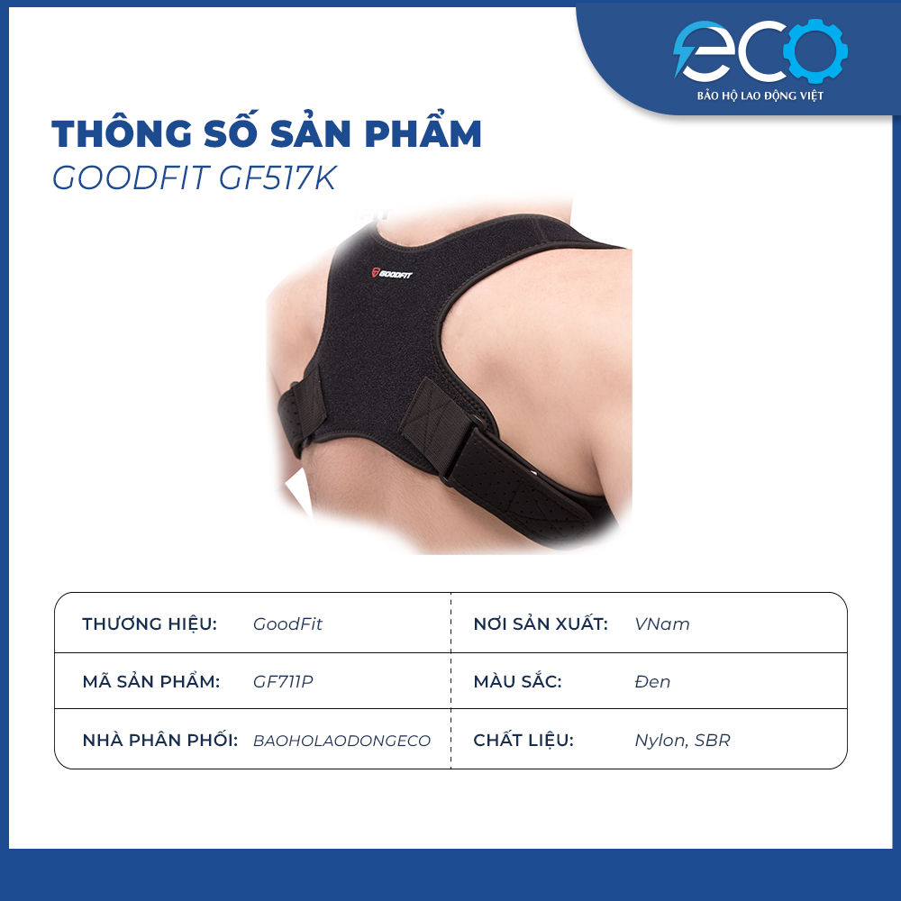 Đai chống gù lưng nam, nữ chính hãng GoodFit đai định hình cơ thể chất liệu bền, thoáng khí GF711P
