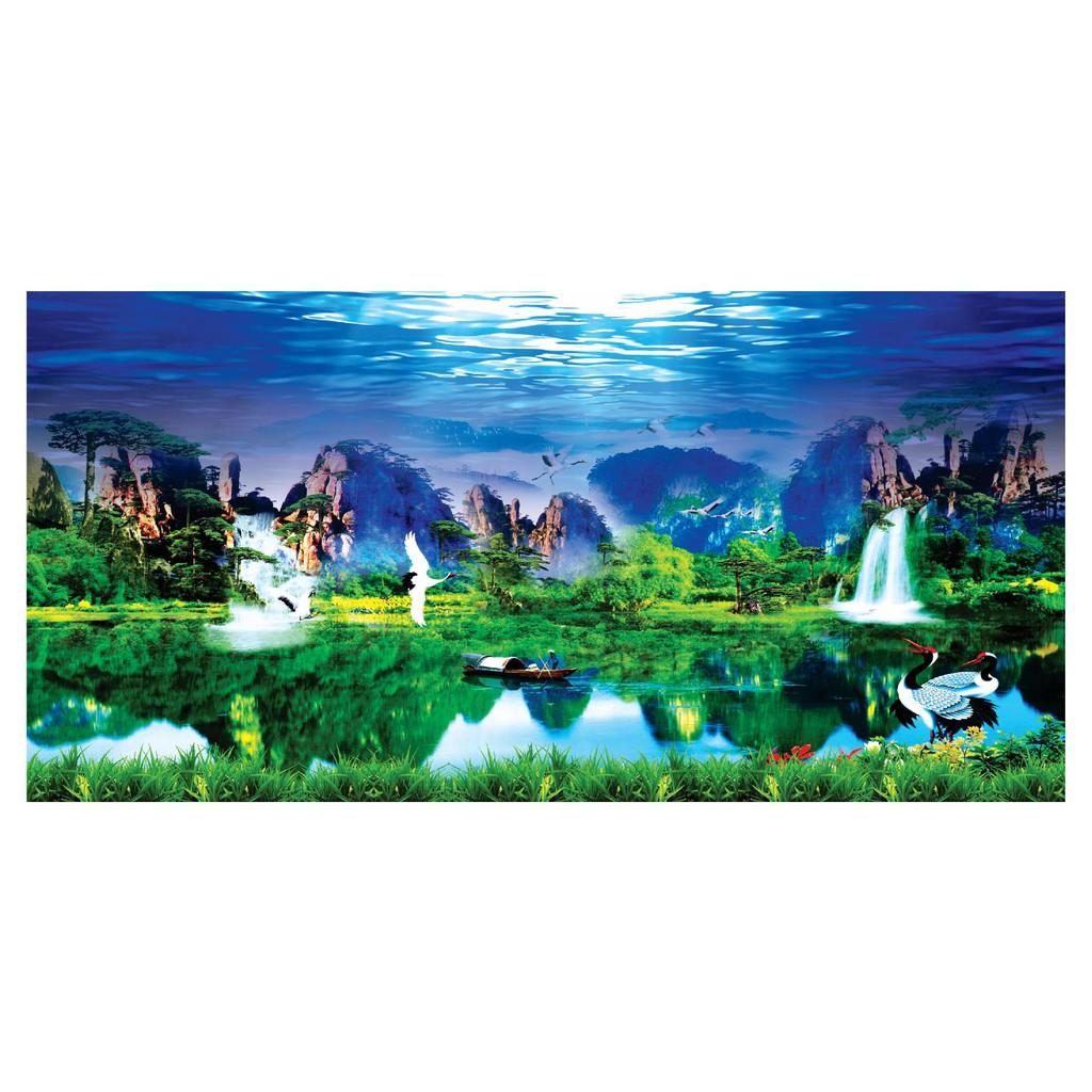 TRANH DECAL DÁN HỒ CÁ 3D_DECAL VIP