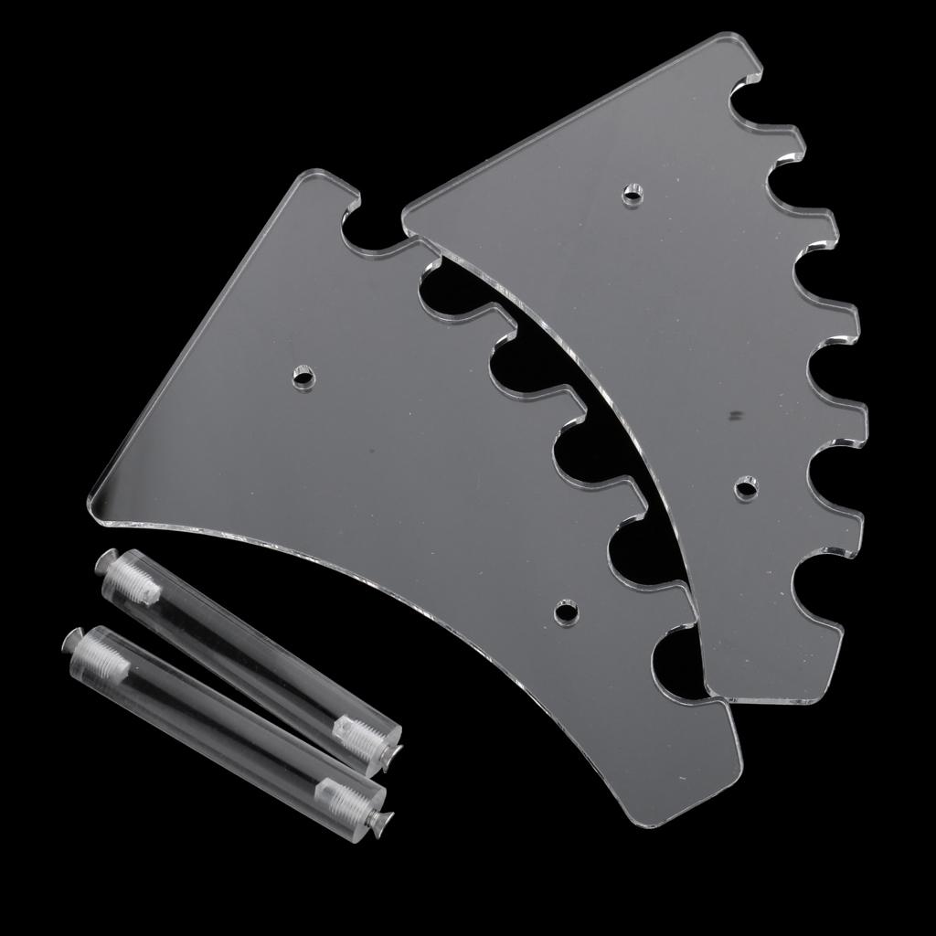 Pencil Pen Acrylic Display Rack Makeup Brushes Tools Organizer Holder Stand