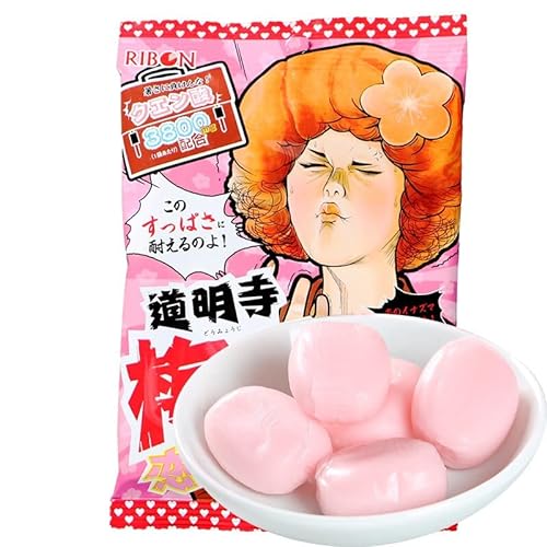Kẹo siêu chua Ribon vị chanh &amp; mơ Nhật Bản