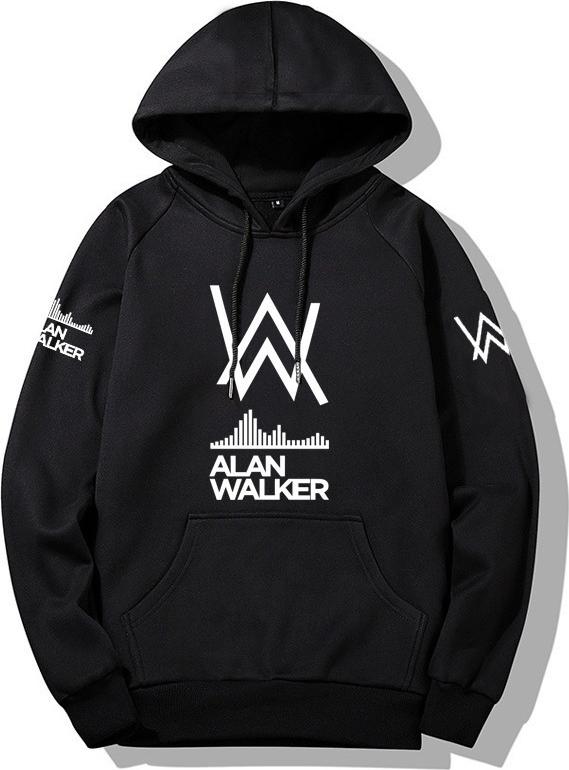 Áo Hoodies Alan Walker Mũ Trùm Vải Nỉ Co Giãn 4 Chiều