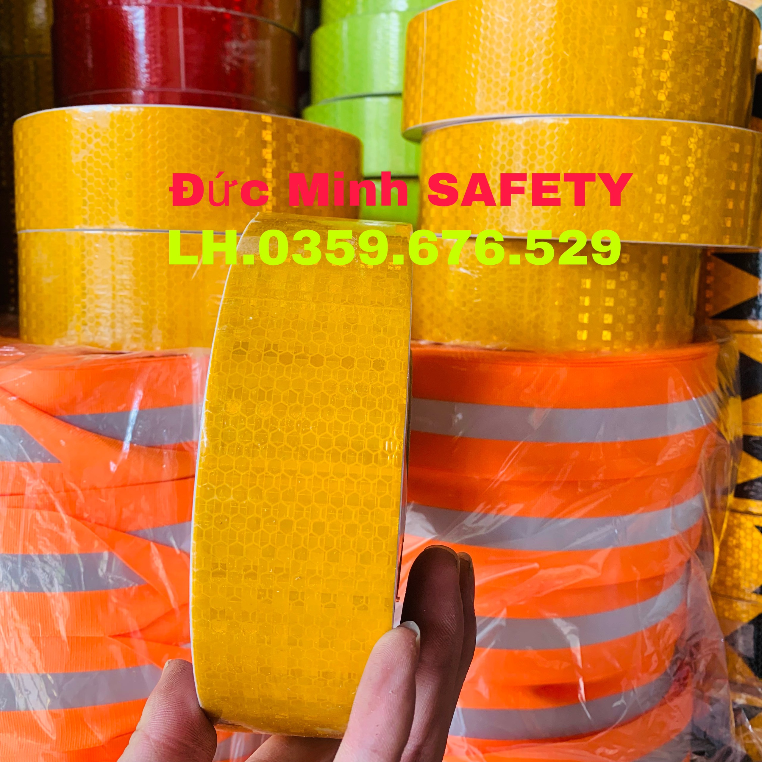 Decal phản quang dán xe ô tô,xe tải,công trình,biển báo otoshop Model1-cuộn dài 45m