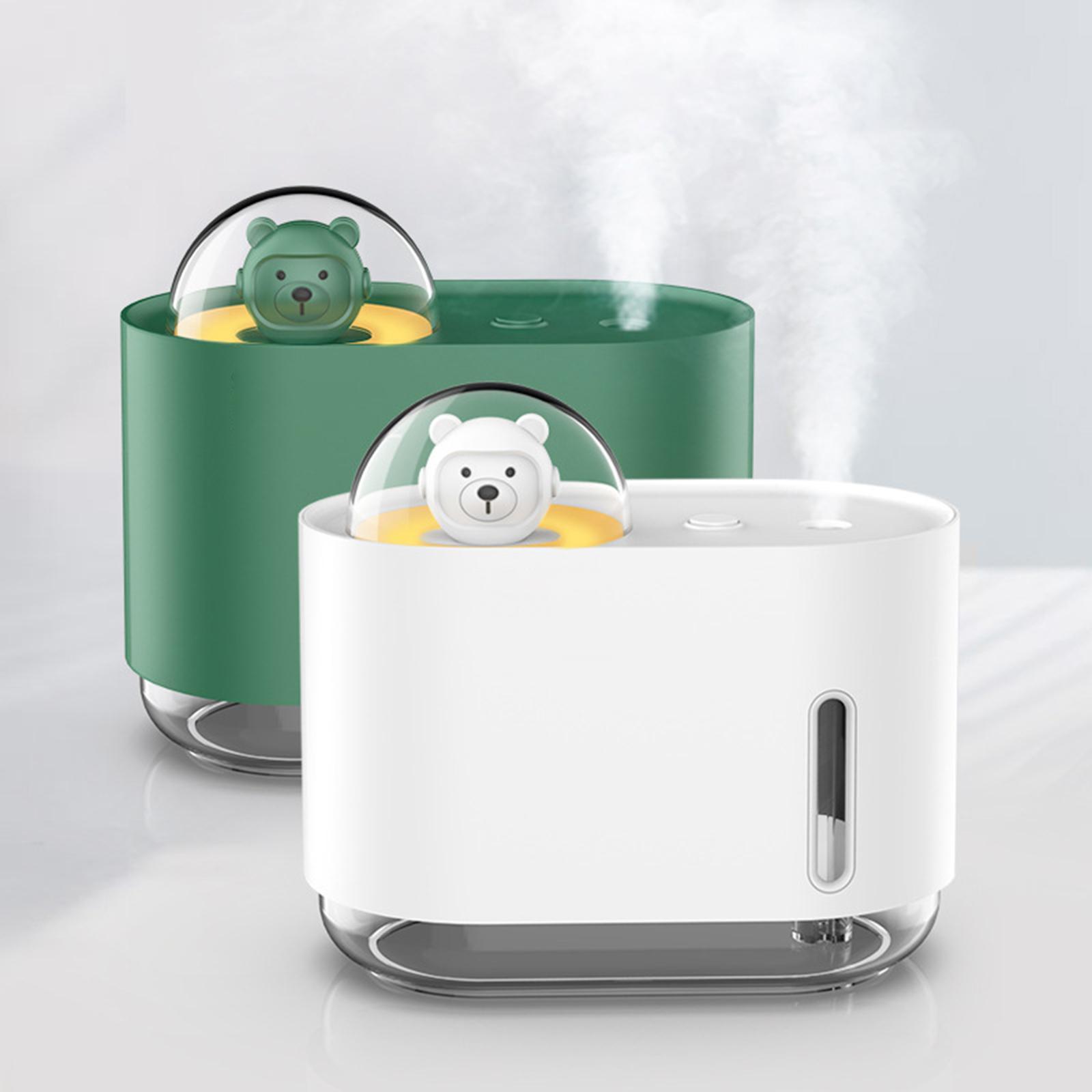 Mini Air Humidifier USB Quiet LED Lamp 300ml for Indoor Table Car