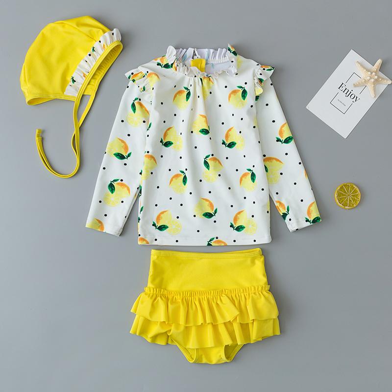 Áo Phao Bơi Trẻ Em 2021 Đồ Bơi Cho Bé Gái Tay Dài UV Bảo Vệ Con Bơi Trẻ Sơ Sinh Đi Biển Cho Bé Tắm Quần Áo