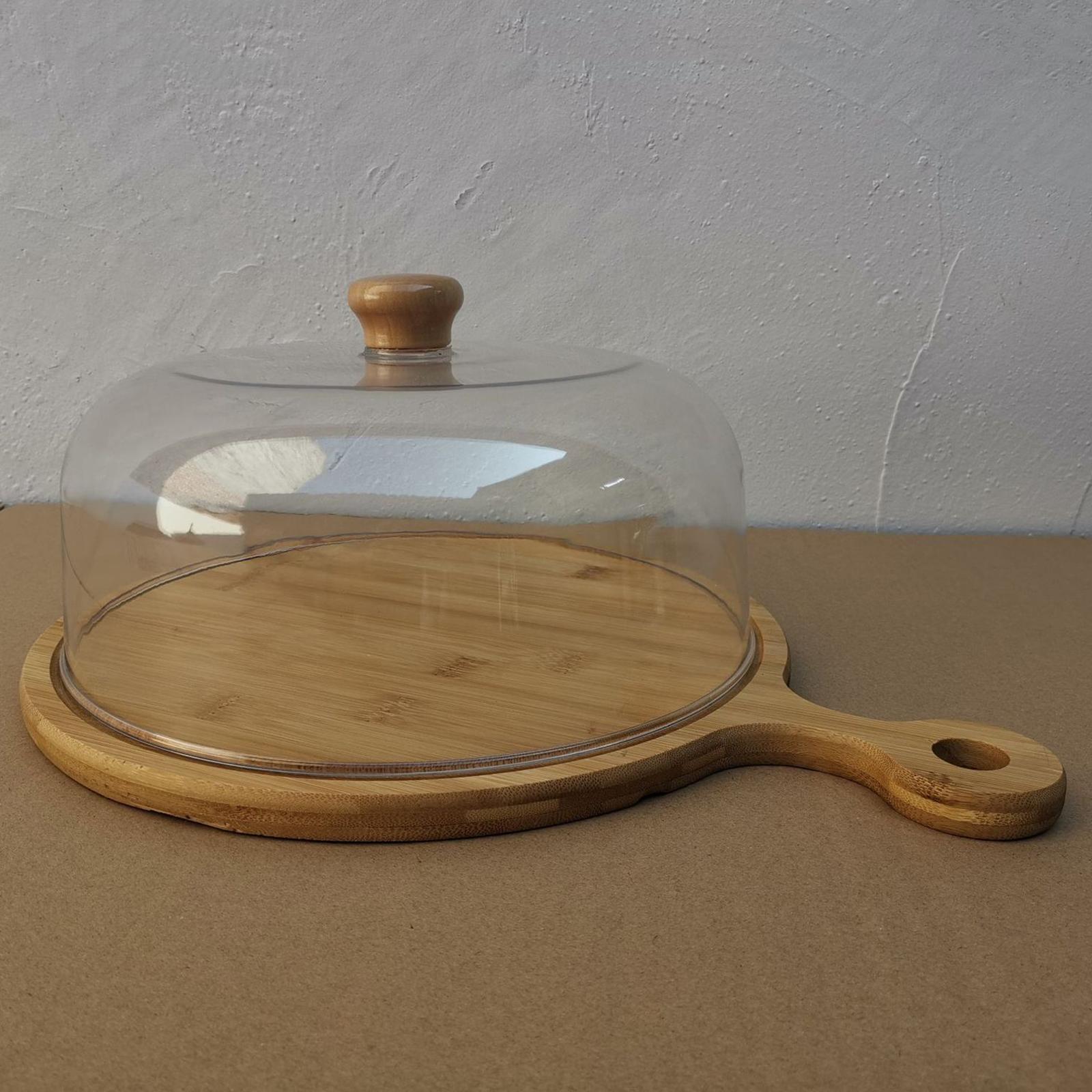 Wooden Pizza Peel Paddle Kitchen Serving Platter Cheese Plate