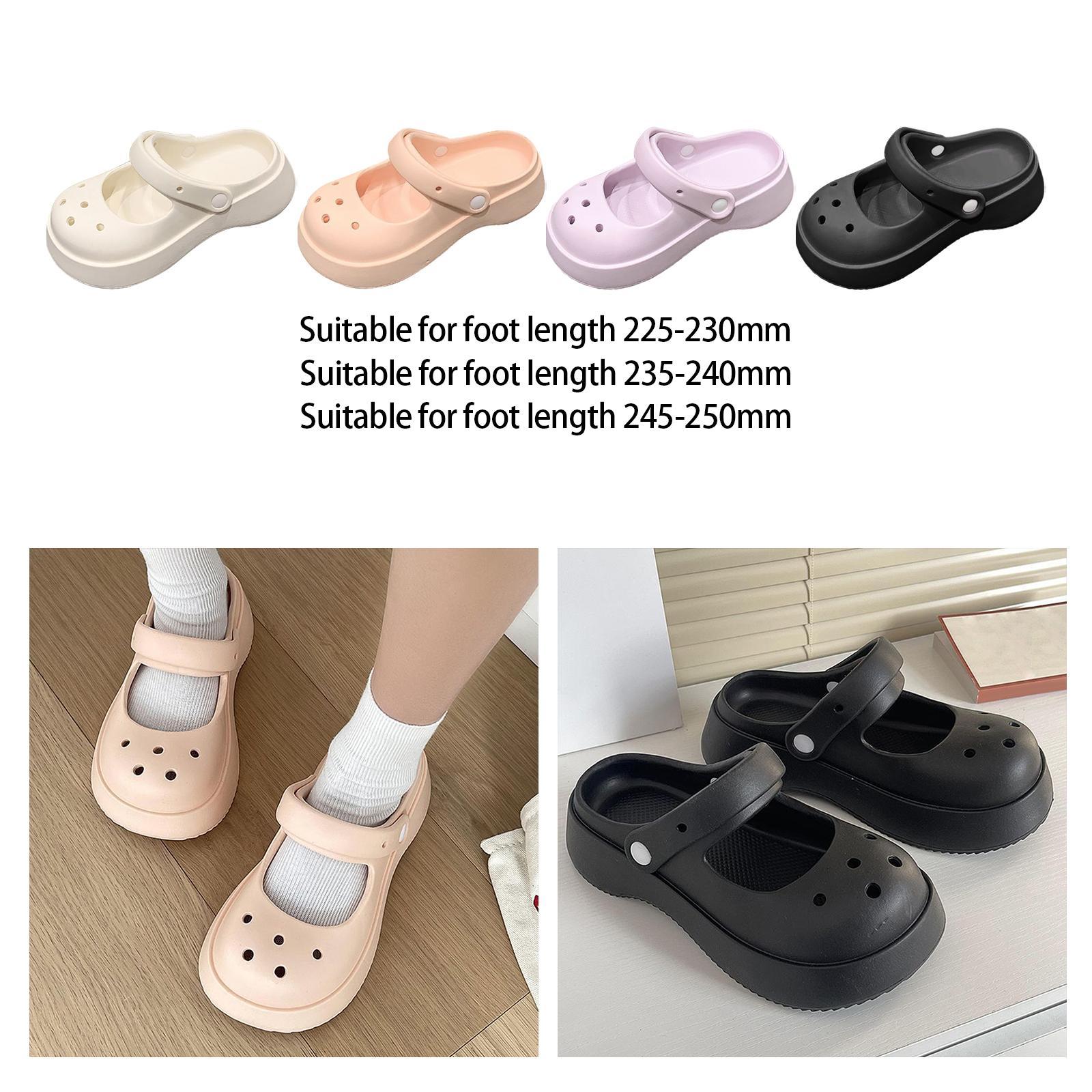 Clog Slipper Shoes Comfortable Closed Toe Heels Non Slip Nursing Shoes Slippers for Couples Women Female Beach Indoor Bathroom