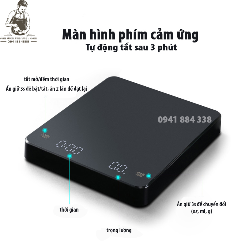 Cân Pha Chế, Cân Điện Tử Mini Dùng Cho Pha Cà Phê CK2150