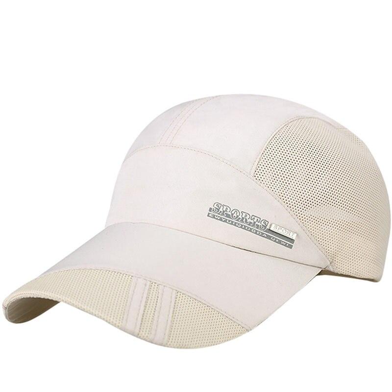 Summer Outdoor Sports Caps Women Quick Dry Breathable Sun Visor Baseball Cap Men Hiking Fishing Running Cap Sun Hat Adjustable