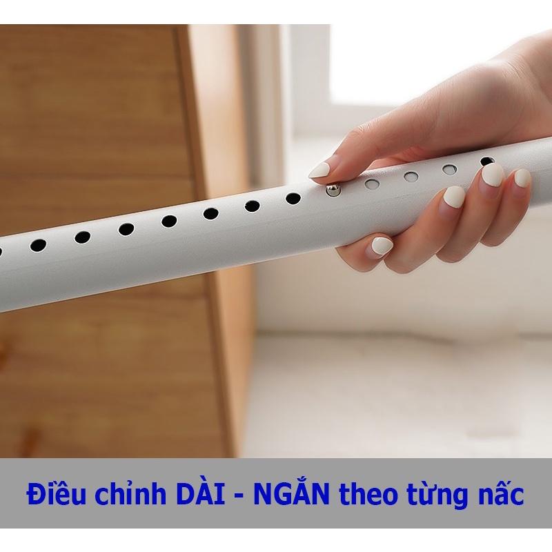 Size dài T7 - Cây treo quần áo gắn tường KHÔNG KHOAN, Thanh treo Đa Năng