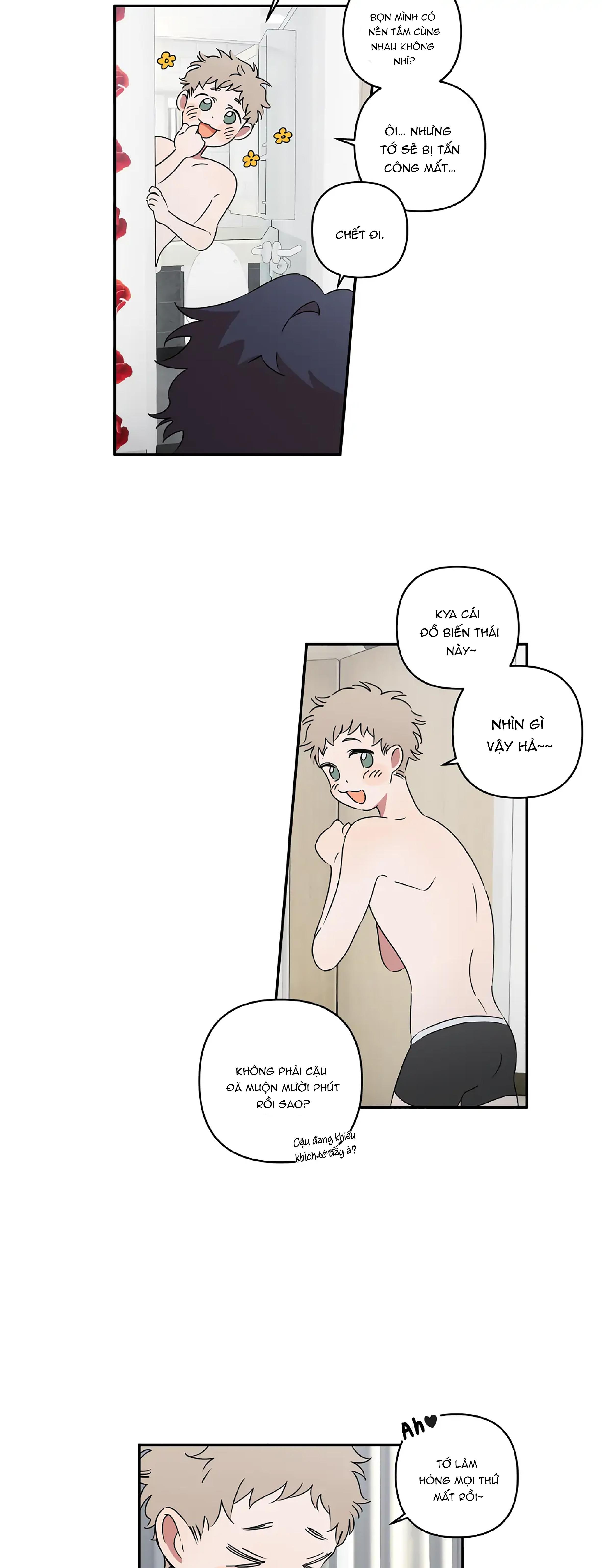 giấu kĩ vào, đừng để tớ nhìn thấy cái xx của cậu! chapter 1 11