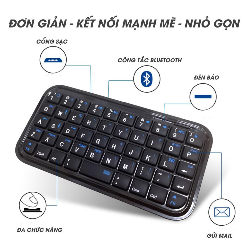 KEYBOARD POCKET BÀN PHÍM BLUETOOTH ALL-IN-1