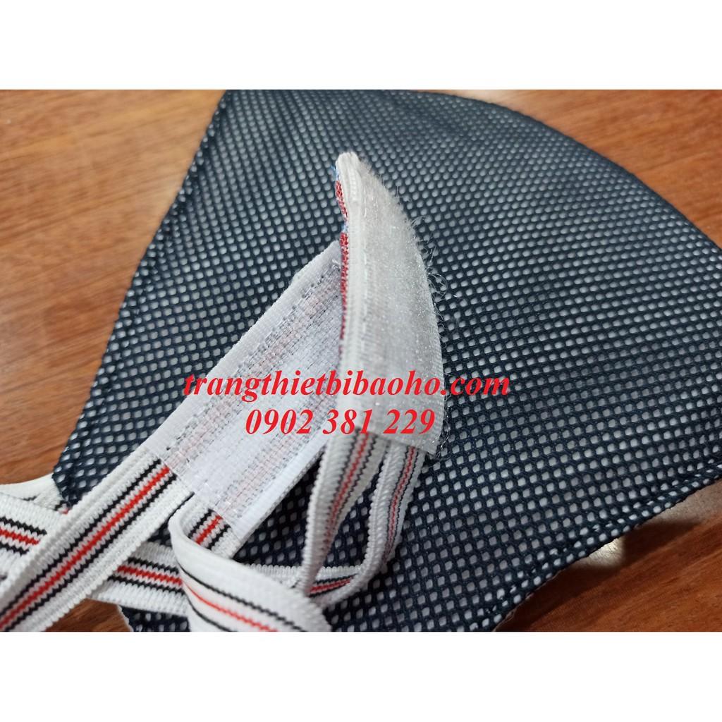 Khẩu trang vải 4 lớp than hoạt tính cột sau đầu - KTBB630
