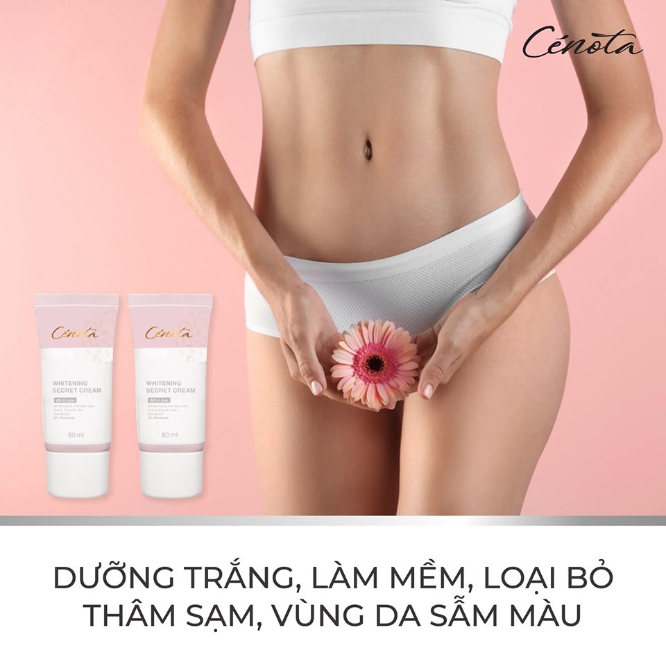 Kem mờ thâm Cenota Làm hồng cô bé - Giảm thâm nách Thâm mụn Thâm bikini An toàn - Lành tính