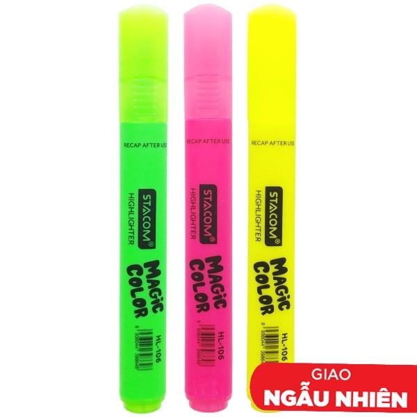 Vỉ 3 Bút Dạ Quang Stacom VHL106