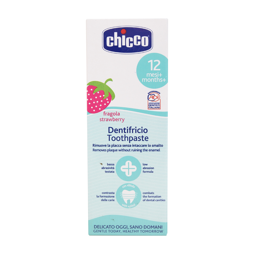 Kem đánh răng Chicco hương dâu 12M+ 23211