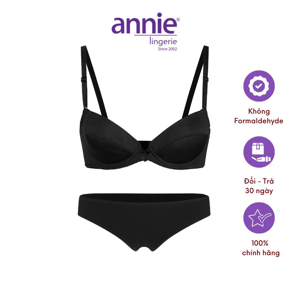 Bộ đồ lót Nữ Annie 3013 Đồng Bộ Chất Liệu Mềm Kiểu Dáng Thoải Mái, Thoáng Mát Khi Mặc