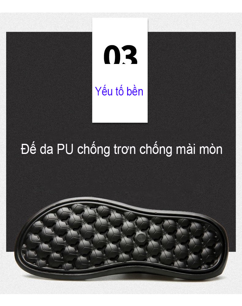 Giày Sandal nam đế mềm phiên bản Hàn Quốc ôm chân thoáng khí mã 58140 -8  - Đen - 42