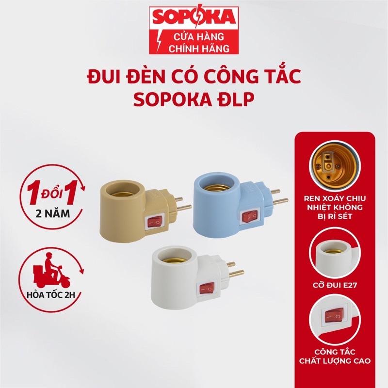 Đui đèn liền phích cắm có công tắt Sopoka DLP