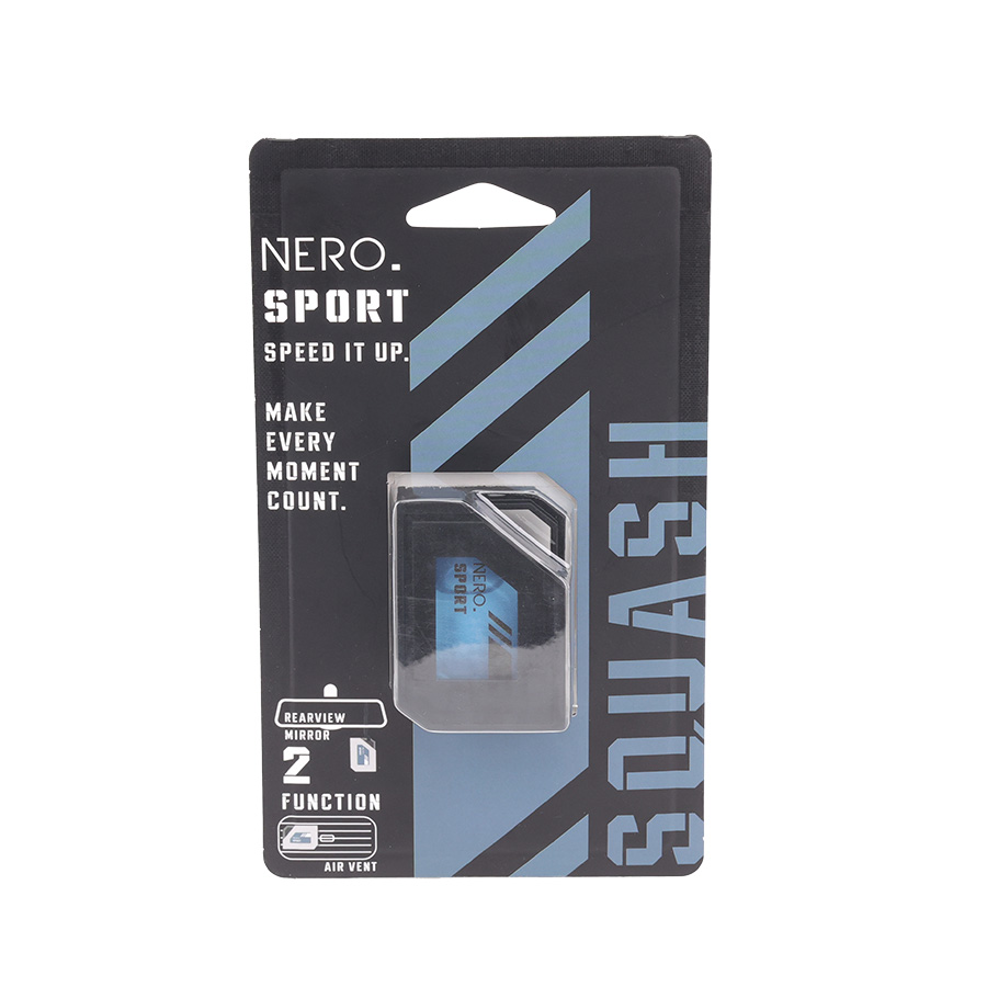 Nước Hoa Ô Tô 2in1 Treo Gương &amp; Ghim Máy Lạnh AIR-Q Nero Sport No360 Đánh Thức Cảm Xúc Trên Mọi Hành Trình - Nhập Khẩu Chính Hãng