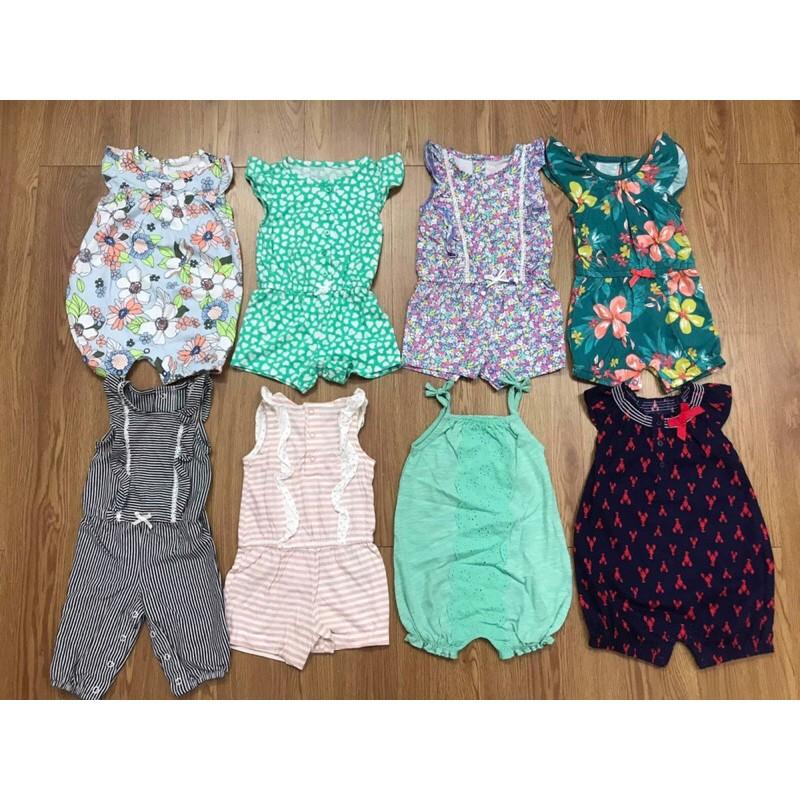 ( Ib chọn mẫu) Body đùi cotton xuất dư bé trai, bé gái size 0-24m