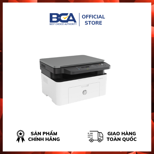 Máy in Laser trắng đen đa năng HP 136w (In, Copy, Scan, Wifi)- 4ZB86A  - Hàng chính hãng
