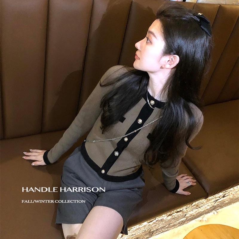 Áo khoác len cardigan dáng lửng handle cao cấp