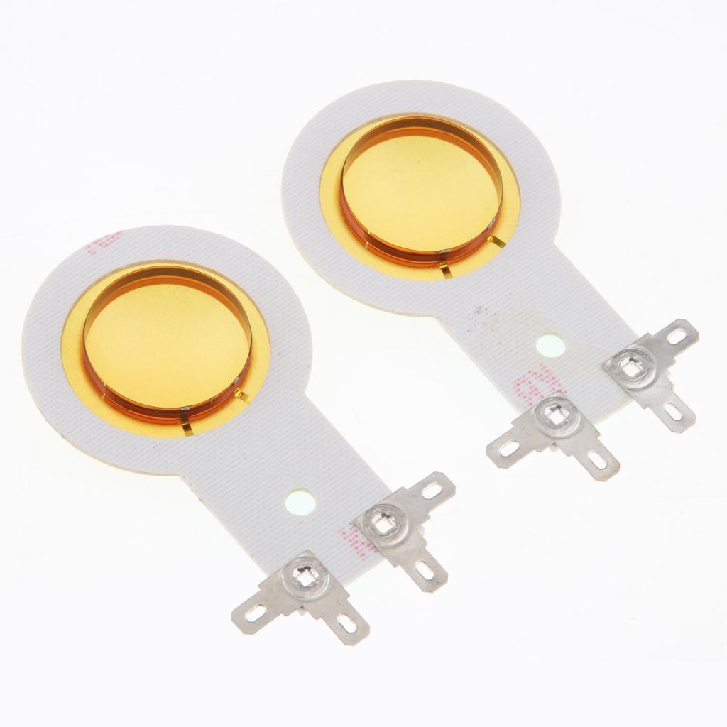 2 Pack 25.5mm Speaker Driver Dome Diaphragm Voice