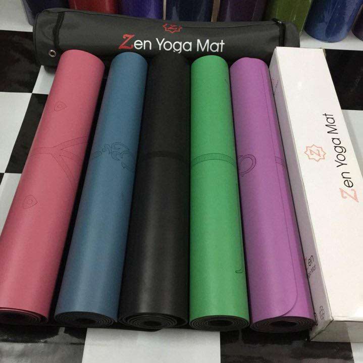 Hình ảnh Thảm Tập Yoga Định Tuyến PU Zen Yoga Mat